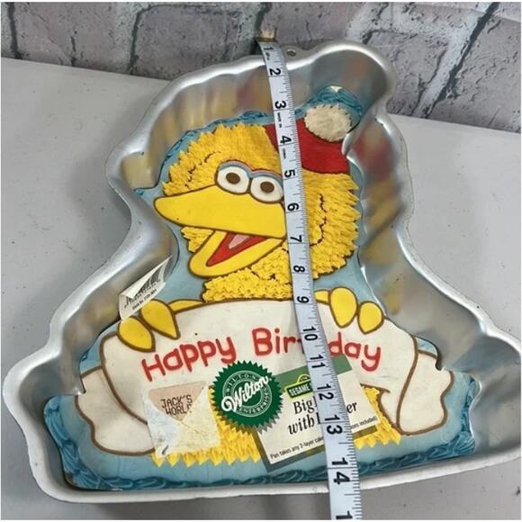 Wilton Big Bird Cake Pan w Baking Instruction Insert 2105-3654 Sesame Street - Picture 8 of 10